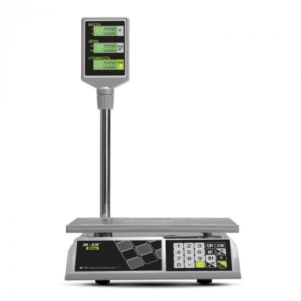 Торговые настольные весы M-ER 326 "Slim"